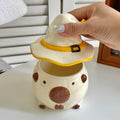 Cute Capybara Mug | Ceramic Coffee Mug with Lid | Kawaii Cup | Women's Gift | Coffee Mug | Tea Cup | Milk Mug | Birthday Gift | Office Mug